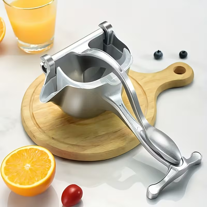 Manual Juicer with a Non-Slip Base, Lemon Juicer, Versatile Manual Juicer, Aluminum Alloy Fruit Juicer, Juicing Clamp