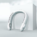New neck fan, Bluetooth headphones, bladeless neck fan, USB rechargeable, 2-in-1 headphone and fan