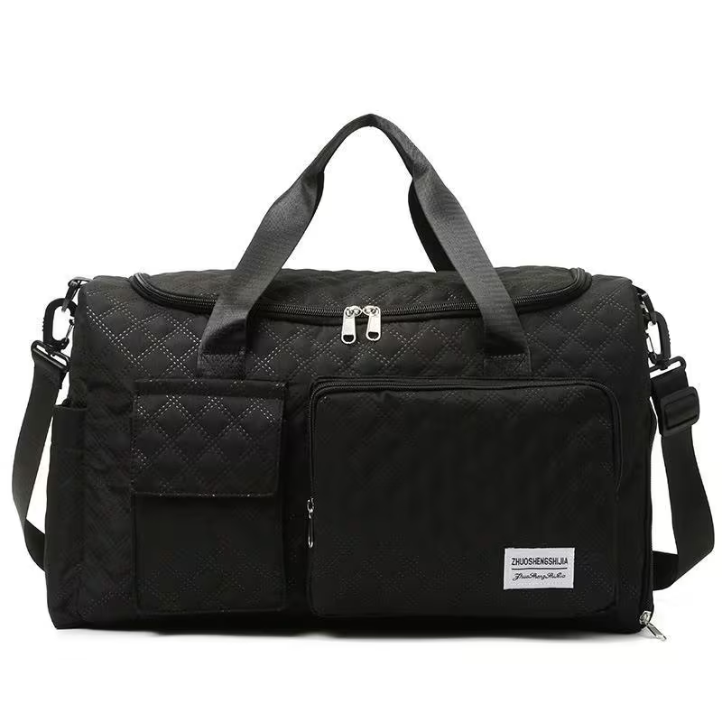 This Is a Spacious And Luxurious Luggage Bag Designed for Outdoor Use, Featuring Multifunctional Shoulder And Crossbody Options, Dry And Wet Separation Pockets, And Double-Sided Compartments, Making It Ideal for Travel And Fitness Activities