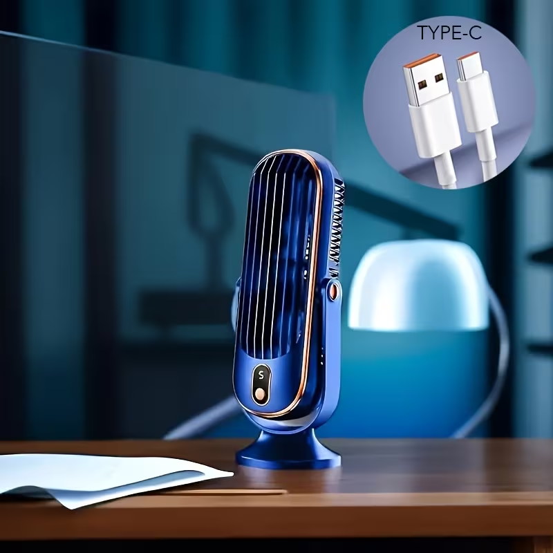 Portable Air Conditioner And Cooler - Dual Motor 5-Speed 720 Degree Surround Cooling Blower | Ultra Quiet USB Desktop Fan for Home Office Bedroom Travel Camping RV Outdoor | Valentine'S Day Christmas Gifts for Family Women Men Kids