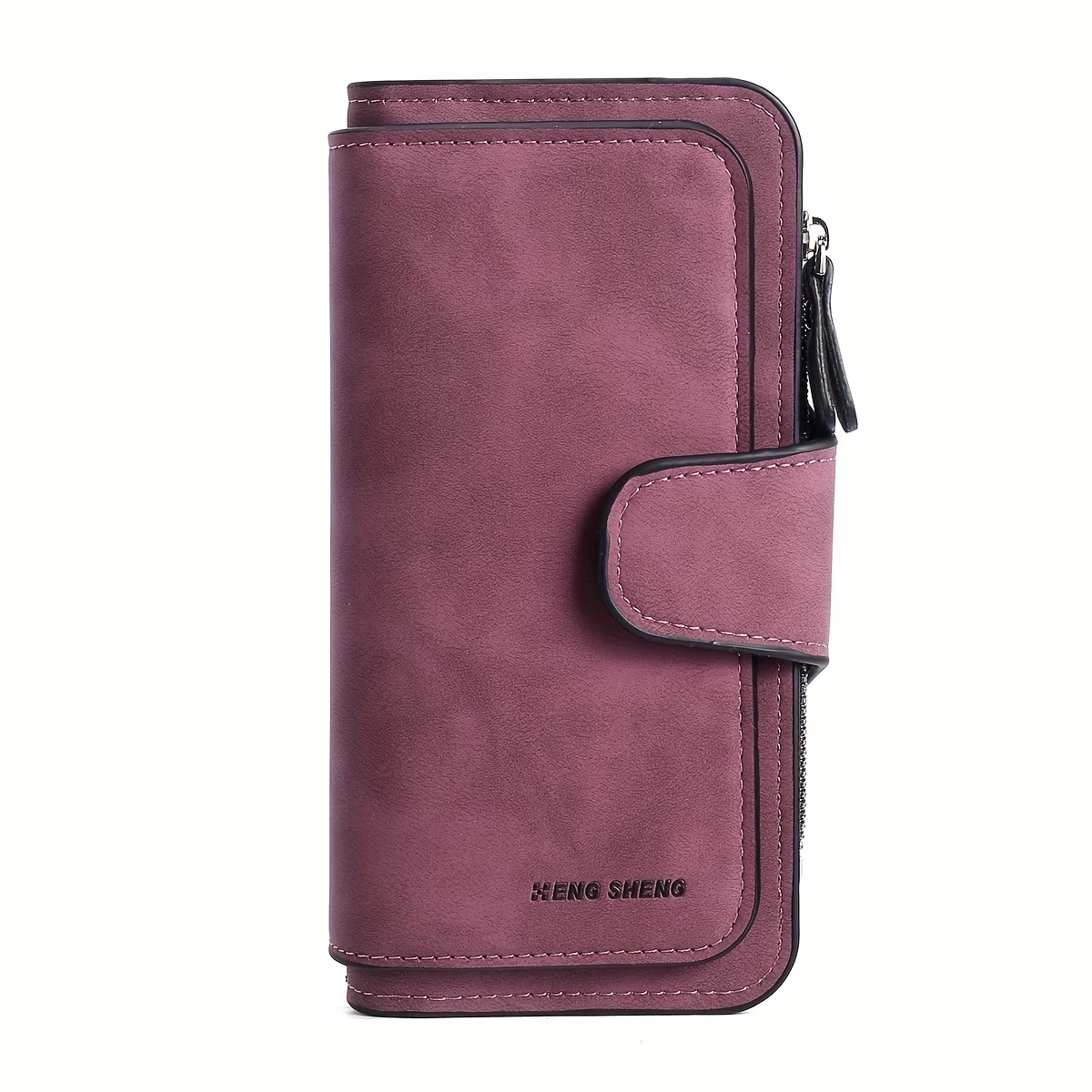 Retro Minimalist Short Walet, Solid Color Clutch Credit Card Case, Multi Card Slots Wallet
