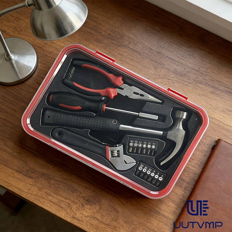 Home Multi-Function Tool Kit - Portable Storage Hardware Toolbox