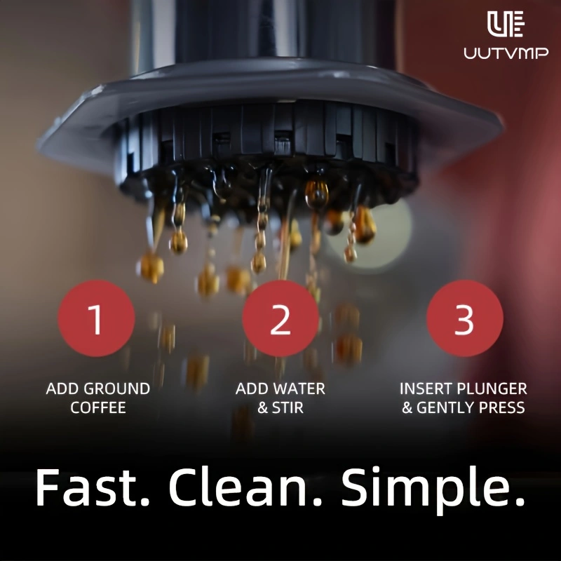 A set of portable hand brewing coffee machine，Includes filter paper and stirring rod