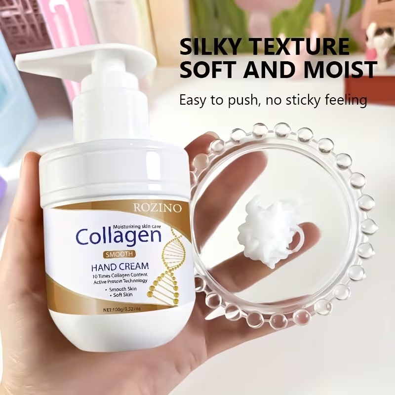 100g Collagen Hand Cream and Urea Cream. Rich in Natural Collagen.hand Lotion for Dry Light Beige. Lotion for Extremely Dry Light Beige. Deeply Moisturize and Nourish the Light Beige.hand Lotion Travel Size. Hand Cream for Women.Replenish Moisture