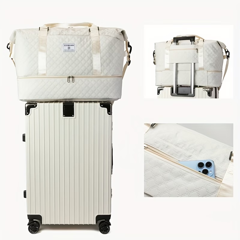 New Travel Bag with Large Capacity, Lightweight Gym Bag, Hospital Stay And Maternity Bag, Storage Bag with Multiple Pockets, Tote Bag with a Separate Shoe Compartment, Short Trip Luggage Bag