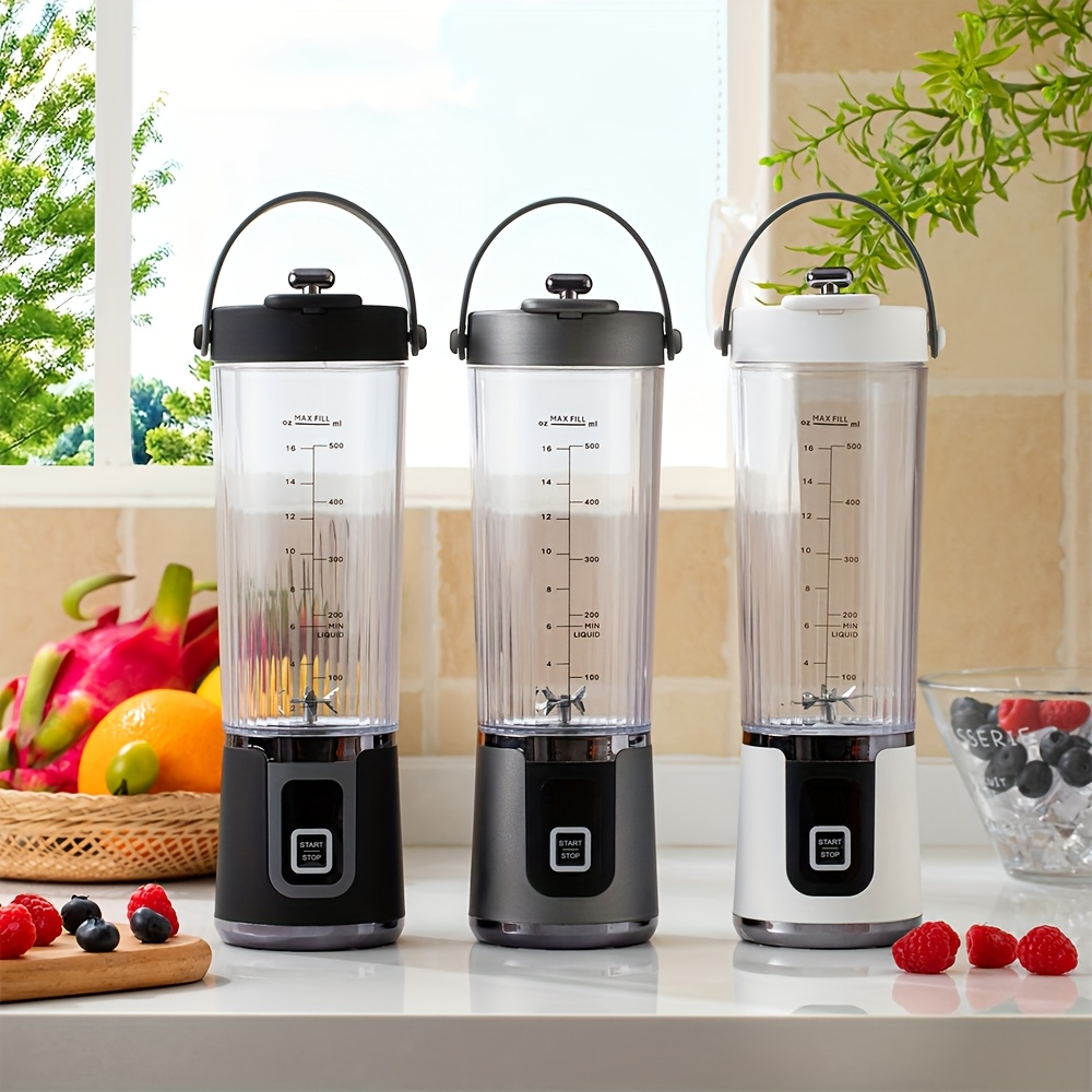 Multifunctional baby food processor, fruit and vegetable juicer, household ice crusher, USB rechargeable portable juicer