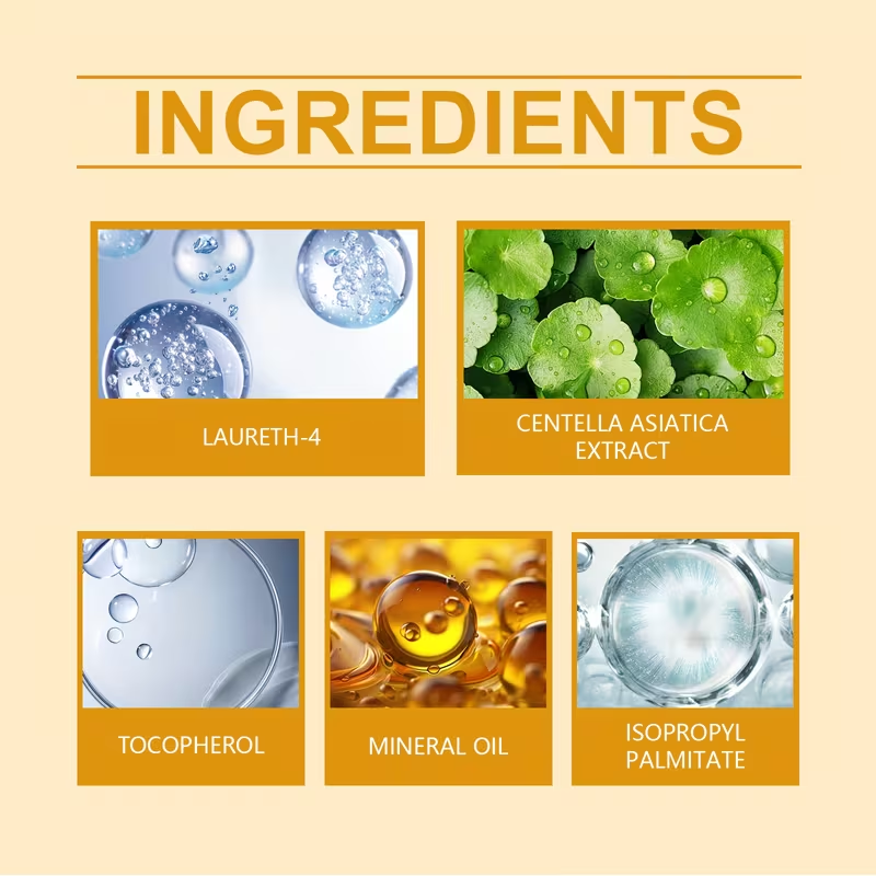 100ml Centella Asiatica Lightweight Makeup Remover Oil/Vitamin E and Centella Asiatica Extract/Refreshing and Gentle for Face and Lips/Eye and Lip Makeup Remover