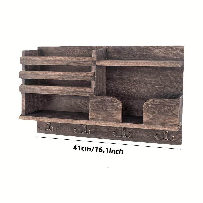 Multi-purpose solid wood multifunctional storage and organization rack