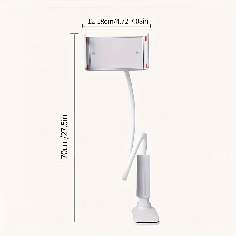 Make Sure to Verify The Necessary Dimensions Prior to Buying And Order with Caution. This Is a 360° Rotating Holder for Tablets And Phones, Featuring a Spiral Base, Designed for Convenience at Your Bedside