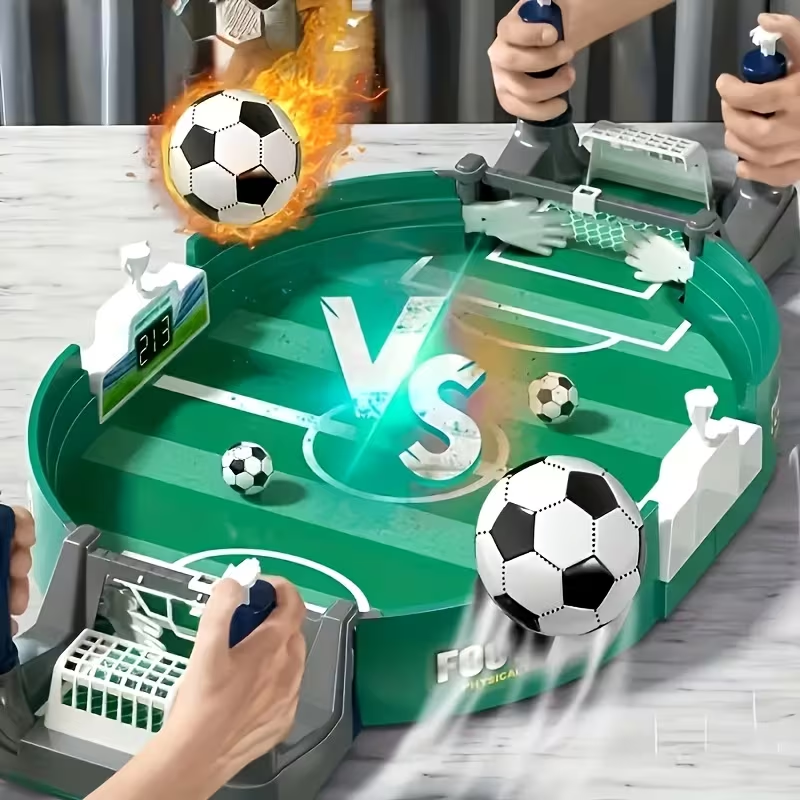 Desktop Football Children's Cross-border Puzzle, Palm Battle Machine Parent-Child Double Board Game Large Football Field Toy, Suitable for Christmas, Thanksgiving, Birthday Gifts
