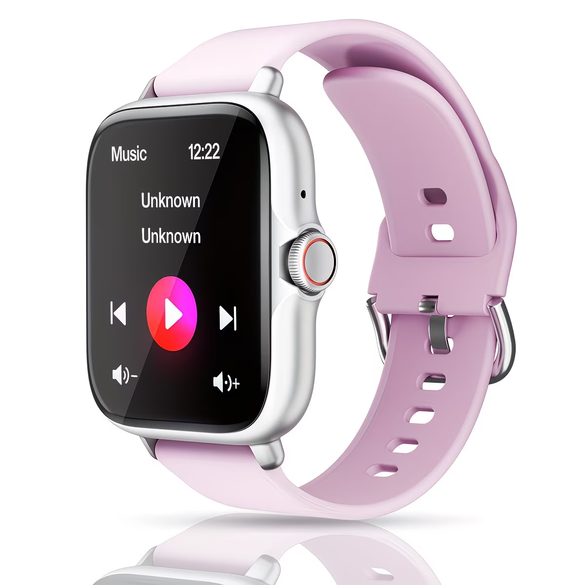 Smart Watch, 1.83'' Full Touch Screen Display with Message, Answer Make Call Smartwatch, Sports Pedometer, Information Alerts, for Iphone/Android Phones, Smartbands Fitness Watch for Women/Men Friend Gift, Birthday Gift