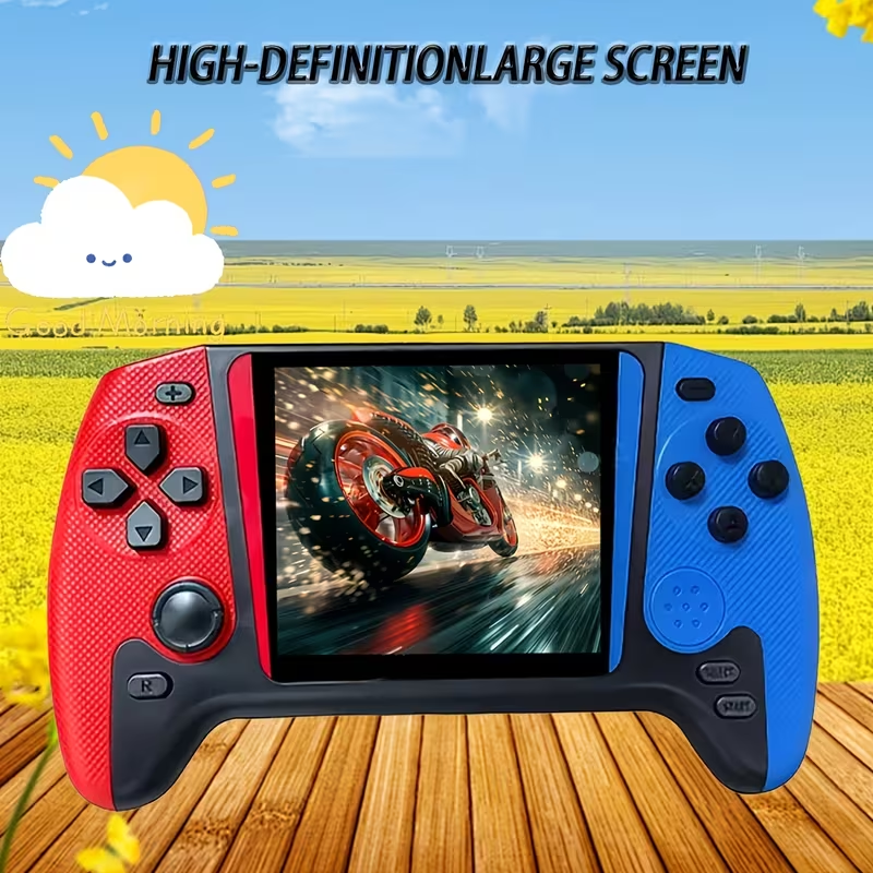 Vintage 3.5-inch Large Screen Handheld Vintage Classic Mini Game Console (Single/Double)