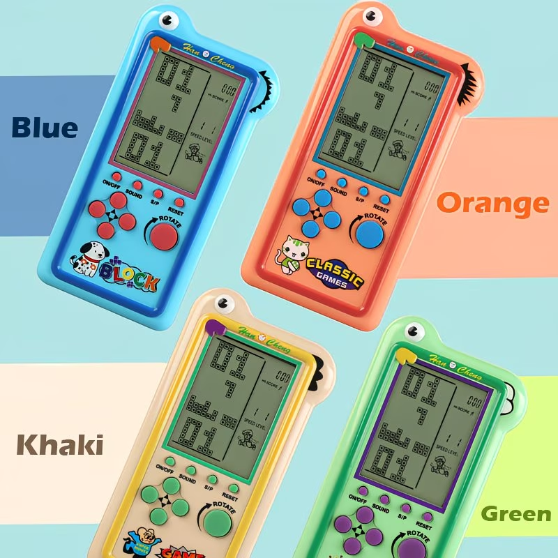 A Retro And Nostalgic Brick Game Console, Providing Players with Multiple Colors, Handheld Game Console, Suitable for Holiday Gifts (This Console Does Not Include Batteries)