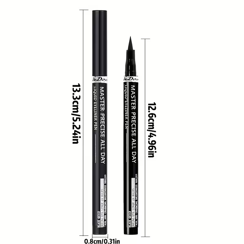 Dual-Headed Design Liquid Eyeliner And Eyeshadow Pencil, 7-Color, Long-Lasting & Non-Smudge, Fashionable Makeup for Spring And Summer