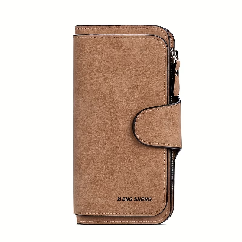 Retro Minimalist Short Walet, Solid Color Clutch Credit Card Case, Multi Card Slots Wallet
