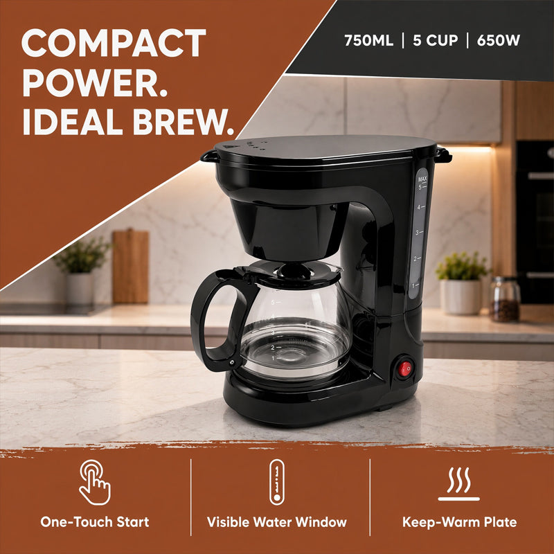 Electric drip coffee maker for home use
