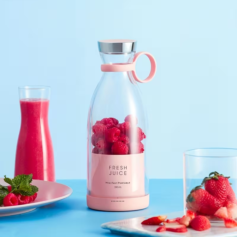 [Portable Fruit Blender] Wireless Mini Fruit Blender Juicer - 350ML Portable Electric, Perfect for On-the-Go!