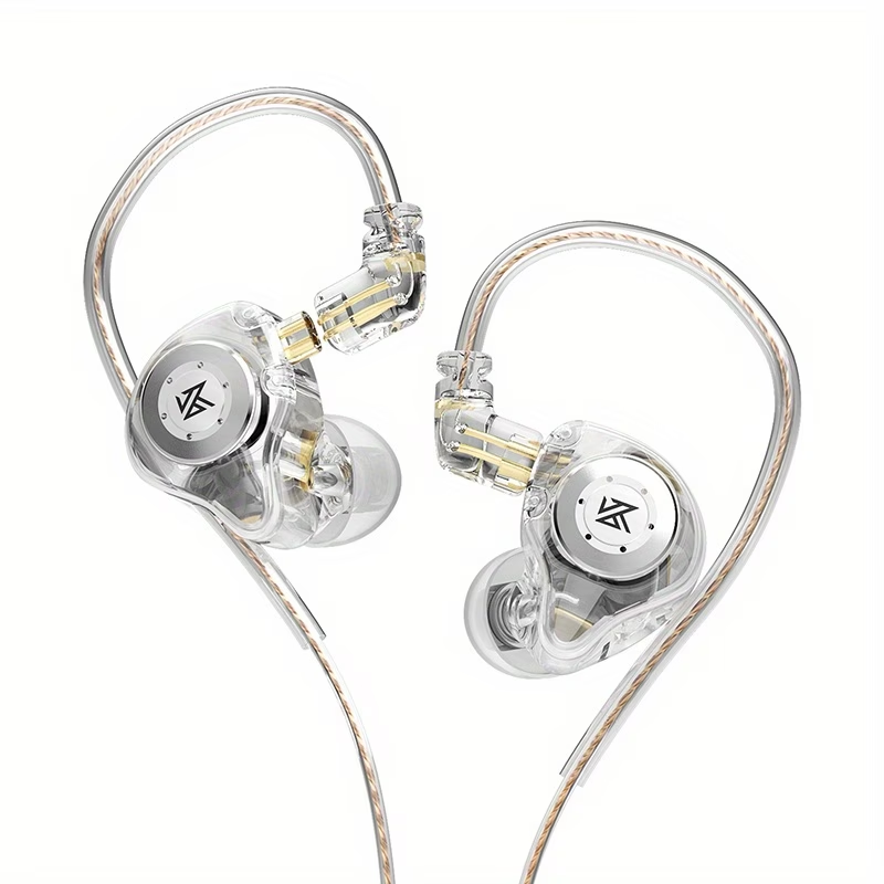 KZ EDX PRO in Ear Earphones Headphones with Wired IEM Earbuds Hifi Deep Bass Sound Over Ear Headset with New 10Mm Dynamic Driver, Detachable Cable, Ear Tips