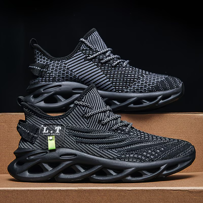 Men'S Lightweight And Stylish Plus-Size Casual Sports Shoes with Elastic Soles