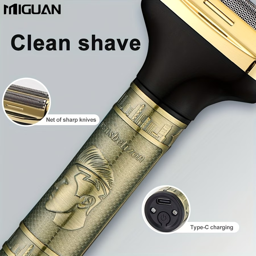 3-In-1 Professional Hair Grooming Kit for Men: Trim, Shave, And Style with A Cordless Electric Razor!