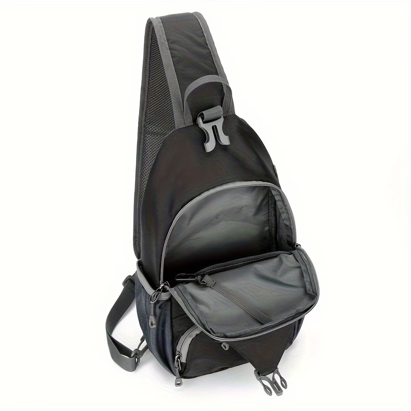 1pc Outdoor Lightweight Chest Bag, Multifunctional Crossbody Bag With Shoulder Strap For Travel, Mountaineering, And Hiking