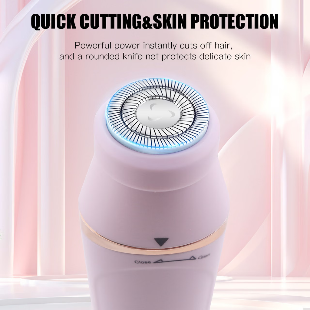 7 in 1 Personal Hair Depilator Electric Epilator for Women Body Hair Removal Armpit Hair Bikini Hair Leg Hair Pubic Hair Electric Razor Clipper Shaver