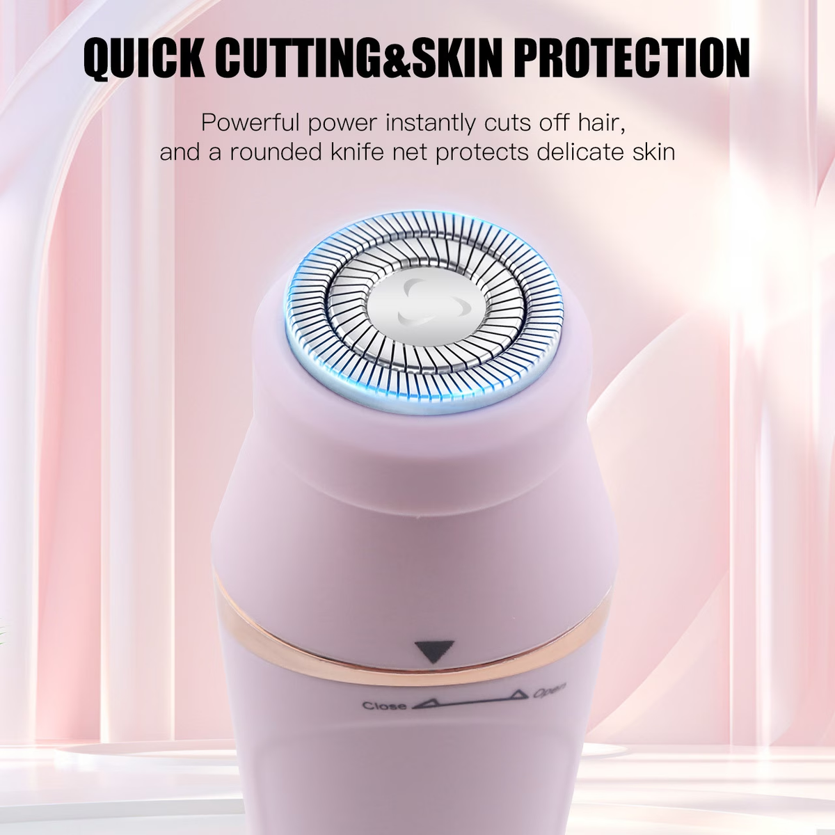 7 in 1 Personal Hair Depilator Electric Epilator for Women Body Hair Removal Armpit Hair Bikini Hair Leg Hair Pubic Hair Electric Razor Clipper Shaver