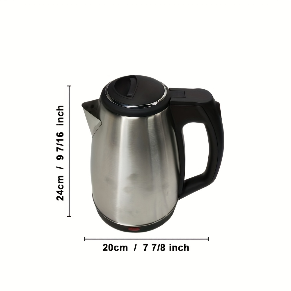 Stainless steel electric kettle, household kettle, automatic power-off electric kettle