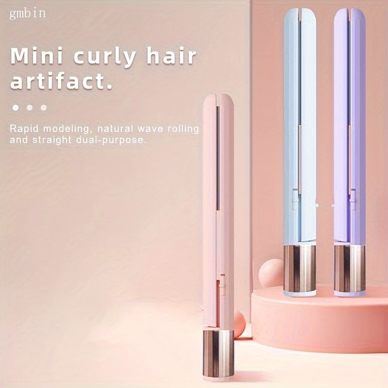 USB mini hair straightener/curling iron