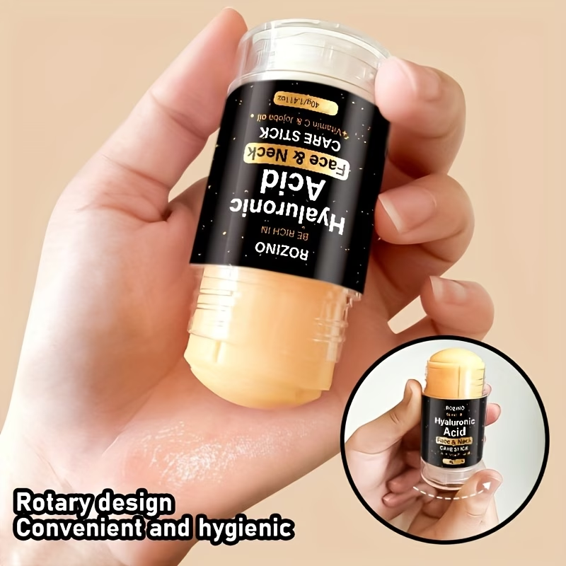 5s Moisturizing, 1.411oz Hyaluronic Acid Facial and Neck Care Stick, Deep Moisturizing, Brighten Skin, 0 Stickiness, Make the Skin Appear Lighter, Create a More Even-looking Light Beige, Convenient, Face, Neck, Hands, Feet, Summer, Men, Women, Gifts