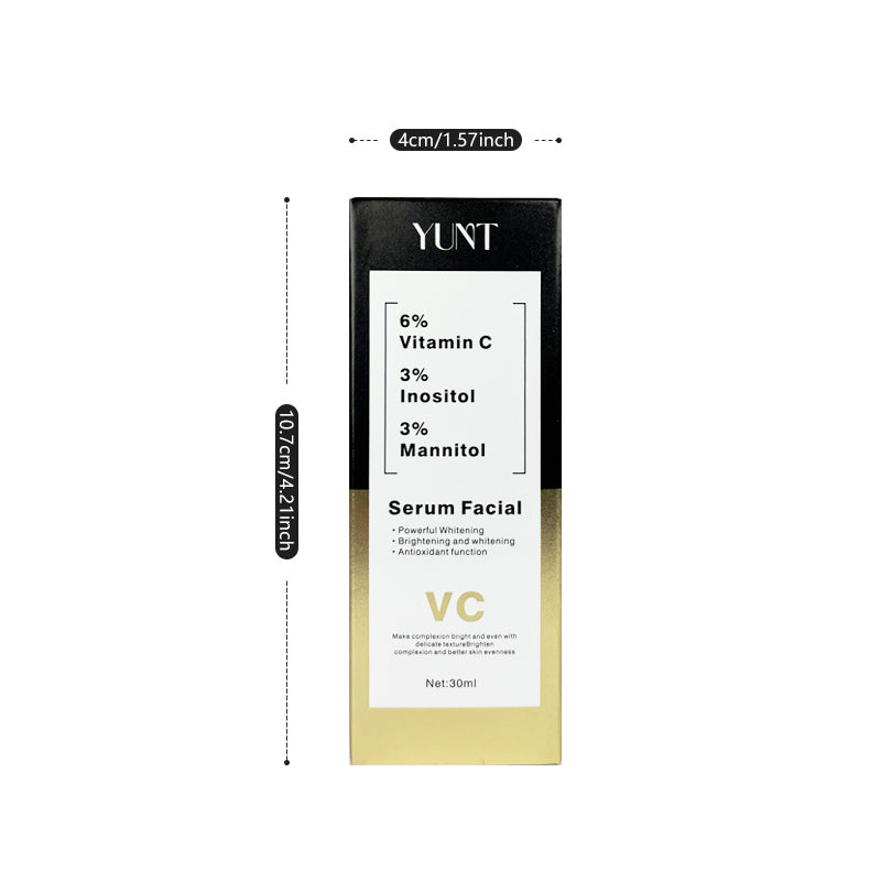 YUNT Vitamin C Facial Serum - Enriched with Retinol & Hyaluronic Acid for Deeply Hydrate & Lock in Moisture - High-end Skin Care, Suitable for All Skin Types