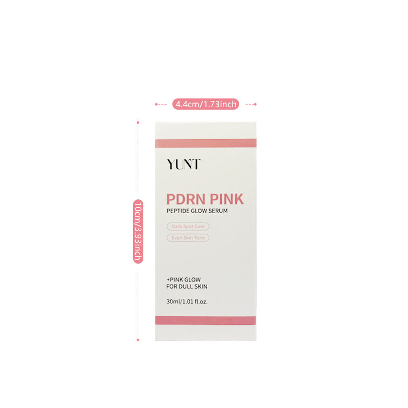 YUNT PDRN PINKPEPTIDE SERUM | Brightening Serum | with PDRN, Peptide And Hydrolyzed Collagen | Skin Glow, Moisturizing, Firming And Hydration | Moisturizing Facial Primer - 1.01Fl.Oz