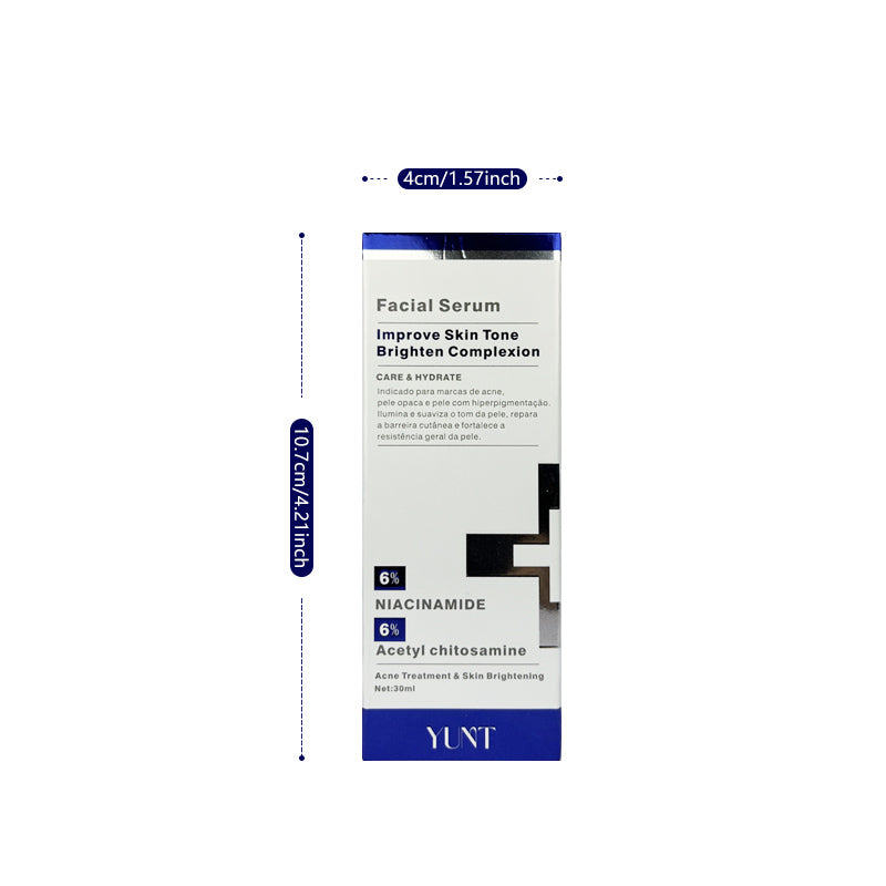 YUNT Nicotinamide Brightening Essence Instant Lifting And Firming. Hyaluronic Acid Nicotinamide Essence, Skincare, Antioxidant for Puffiness, Dark Circles, And Wrinkles, Visibly Dark Circles, Wrinkles, And Signs of Aging, Deep Hydration in 5 Seconds