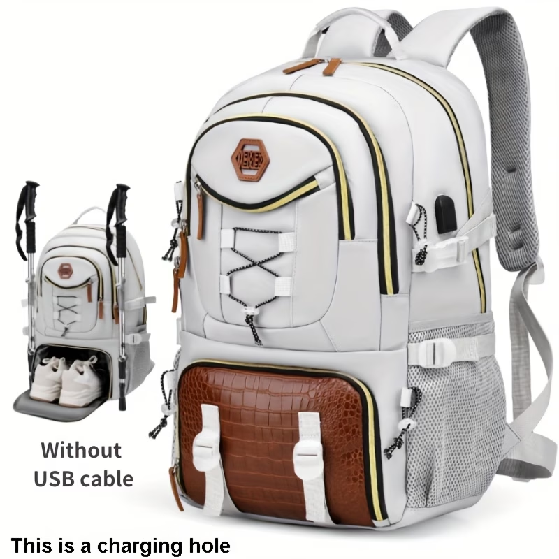 New Multifunctional Men's Fashion Backpack for Short Trips, Business Travel Bag with Multiple Pockets and Large Capacity, Laptop-Friendly, Stylish Casual Shoulder Bag, Commuter Bag, Overnight Stay Bag, Perfect for Students, Work, School