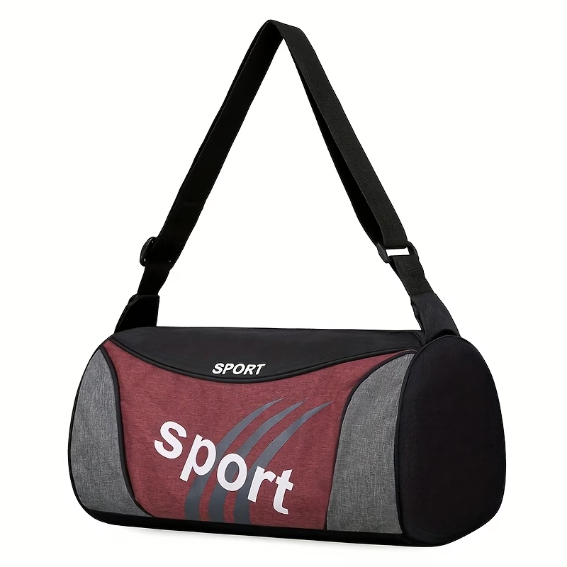 Lightweight and Minimalist Small Bag, Trendy Men's Nylon Letter-Print Shoulder Crossbody Backpack for Outdoor Travel and Storage, Travel Luggage Bag