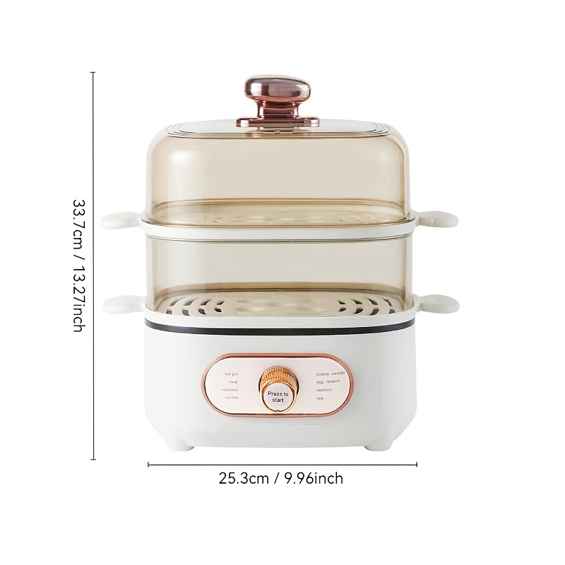 Double-layer steam pot, electric steamer, fully automatic large electric cooker