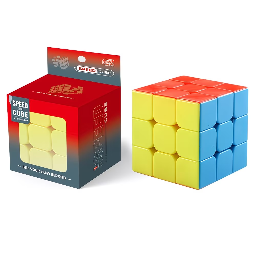 Smooth Speeding Third-Order Building Block Beginner 2X2X2 3X3X3 4X4X4 5X5X5 Solid Color Educational Toy Third-Order Second-Order Christmas Thanksgiving Gift