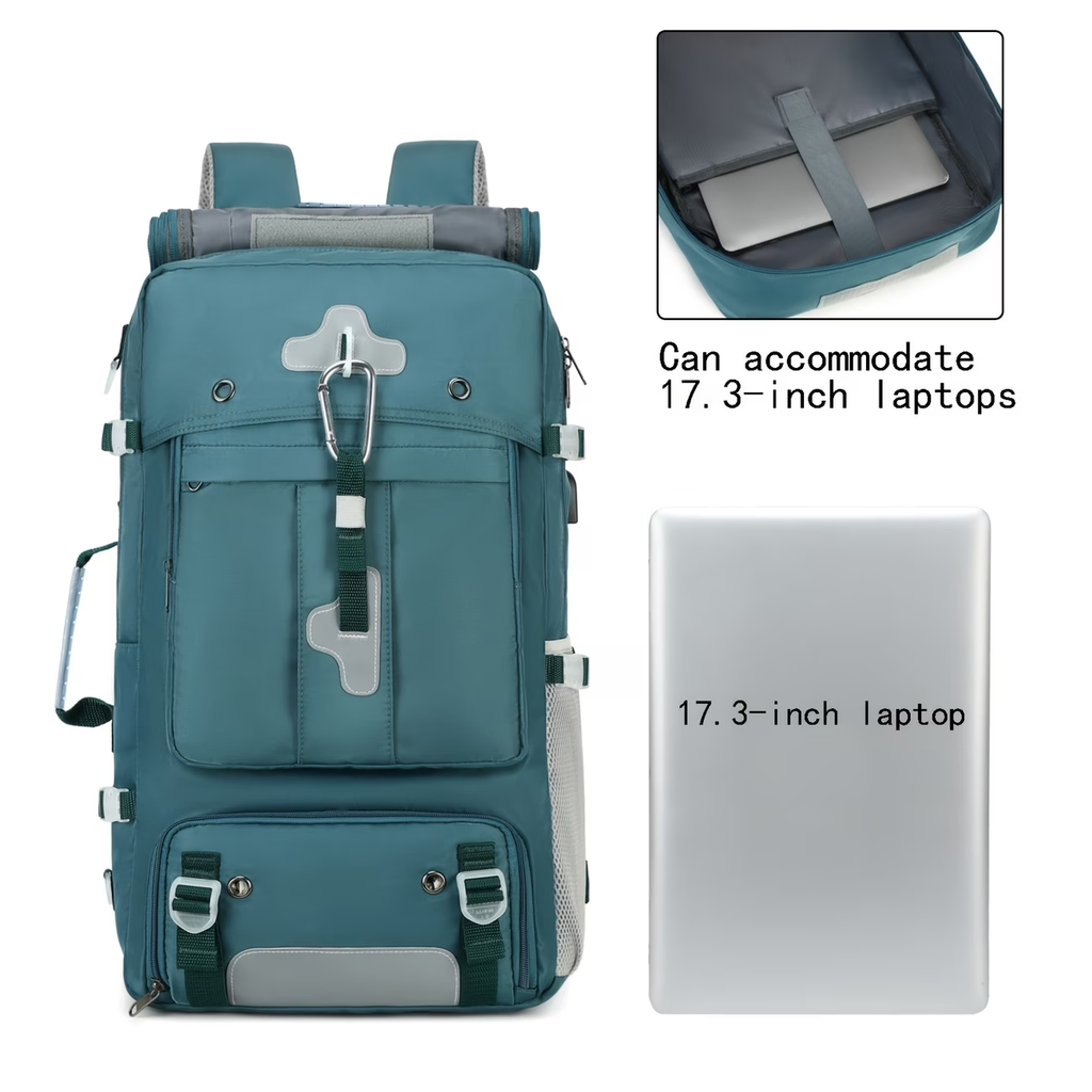 Women'S Travel Backpack, Large Capacity Carry-On Bag, Airline-Approved Backpack with Shoe Compartment, 17-Inch Laptop Backpack, Business Work Gym Weekend Bag, Can Be Used As a Single Shoulder Or Double Shoulder.