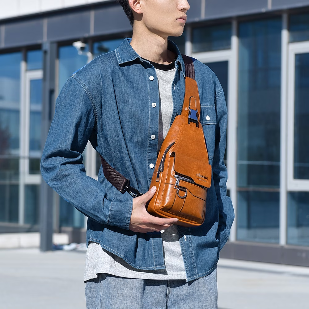 New Fashion Crossbody Bag Large Capacity Vintage Messenger Shoulder Bag