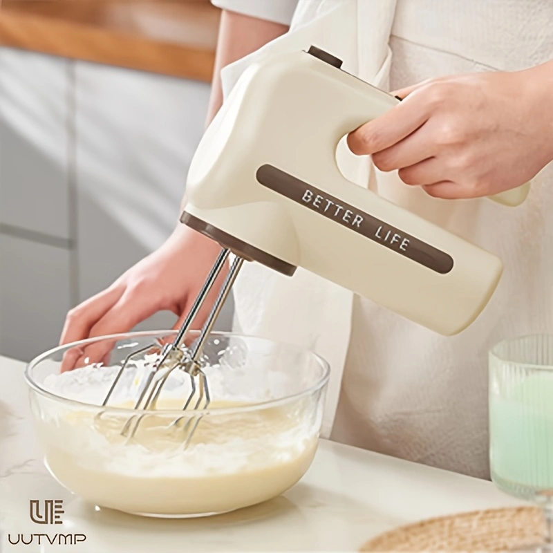 Cordless electric egg beater, household automatic cream whipper, cake baking egg beater, small hand mixer, mixer, egg beater