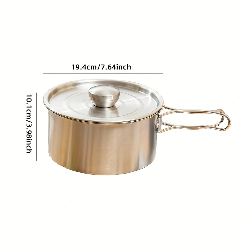 Portable Multifunctional Folding Pot – Outdoor Single Pot / Cooking Pot