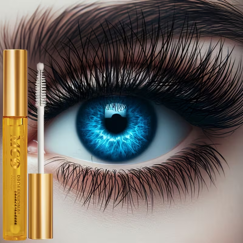 Eyelash Serum with Natural Components • Long And Curled Lashes • Gel Mascara Cream for Eye Makeup