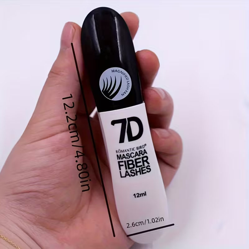 Two-Piece Set, 7D Mascara in Black And White Tubes, Waterproof Thick Long Curling Mascara, Sweat-Proof Long-Lasting Shape, Smudge-Proof Extremely Lash Base Mascara, for Valentine'S Day