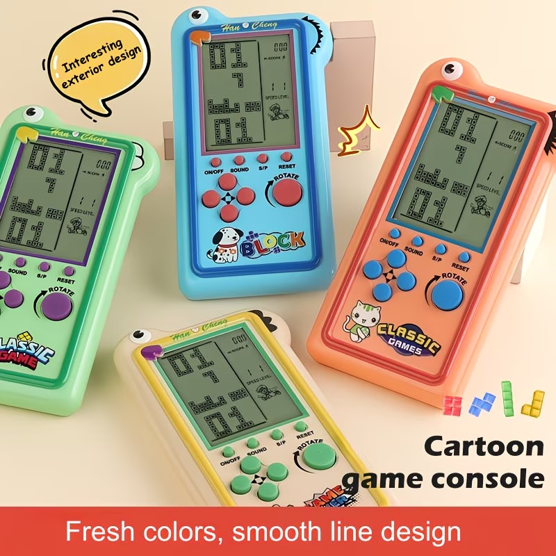 A Retro And Nostalgic Brick Game Console, Providing Players with Multiple Colors, Handheld Game Console, Suitable for Holiday Gifts (This Console Does Not Include Batteries)