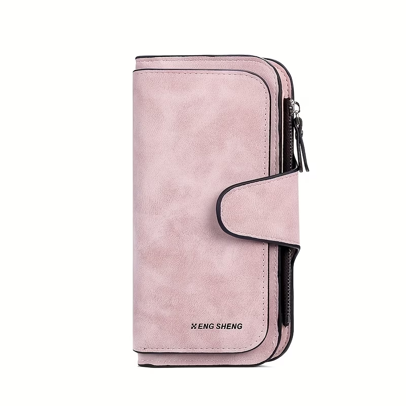 Retro Minimalist Short Walet, Solid Color Clutch Credit Card Case, Multi Card Slots Wallet