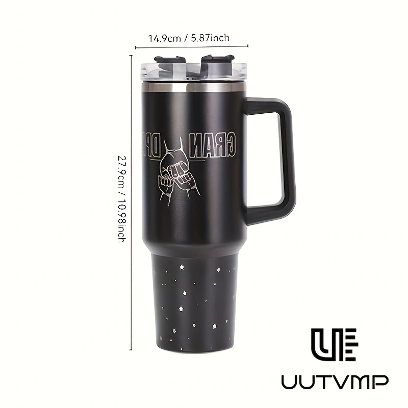 Large capacity 304 stainless steel insulated mug, car mug, 40oz large capacity