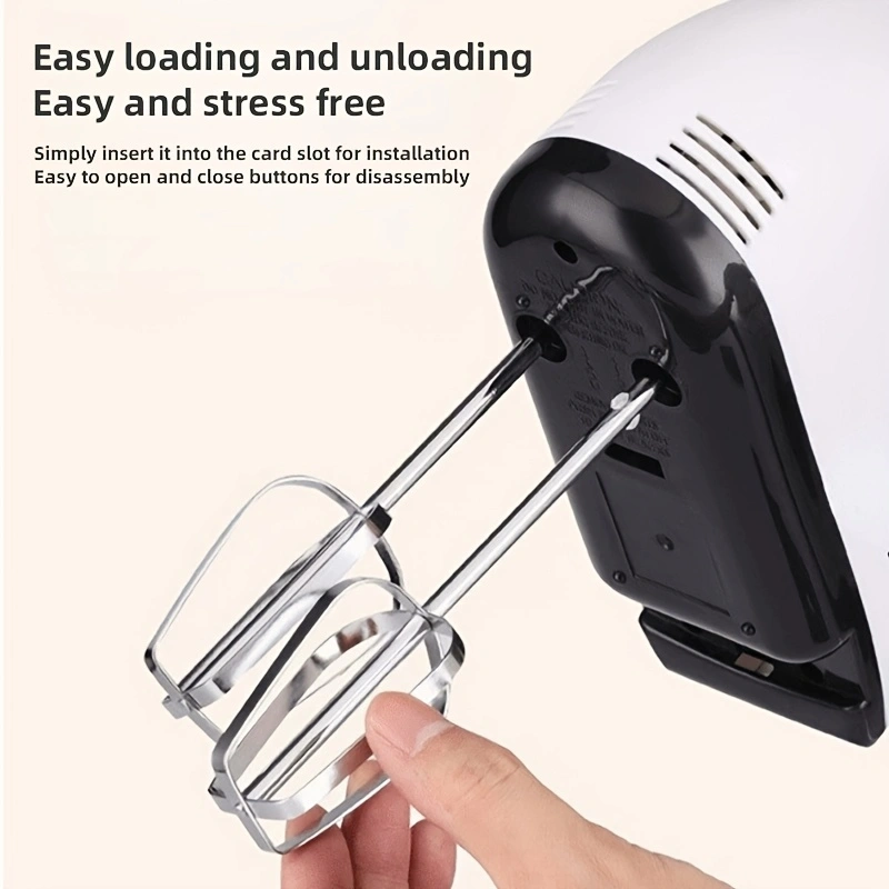 Electric egg beater for home kitchens, electric kitchen mixer, handheld electric egg beater, electric food mixer, baking mixer.