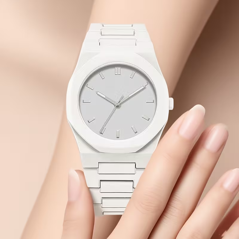 1pc Men's Women's Watch - Minimalist Modern Black Quartz Watch with Adjustable Strap, Everyday Casual & Formal Wear, Perfect Gift for Birthdays, Graduation, Couples - Affordable Luxury Watch for Him/Her, Back to, Creative Design