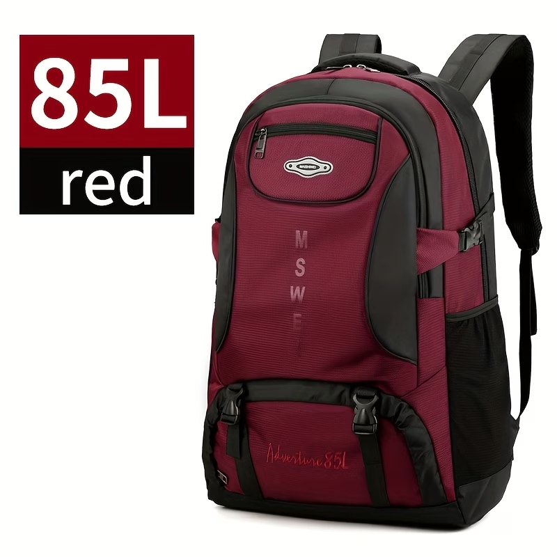 Two Models Available: 17.17gal and 22.45gal Men's Travel Backpacks, Large-capacity Carry-on Luggage Bags Compliant with Airline Regulations, Durable and Wear-resistant Oxford Fabric Backpacks