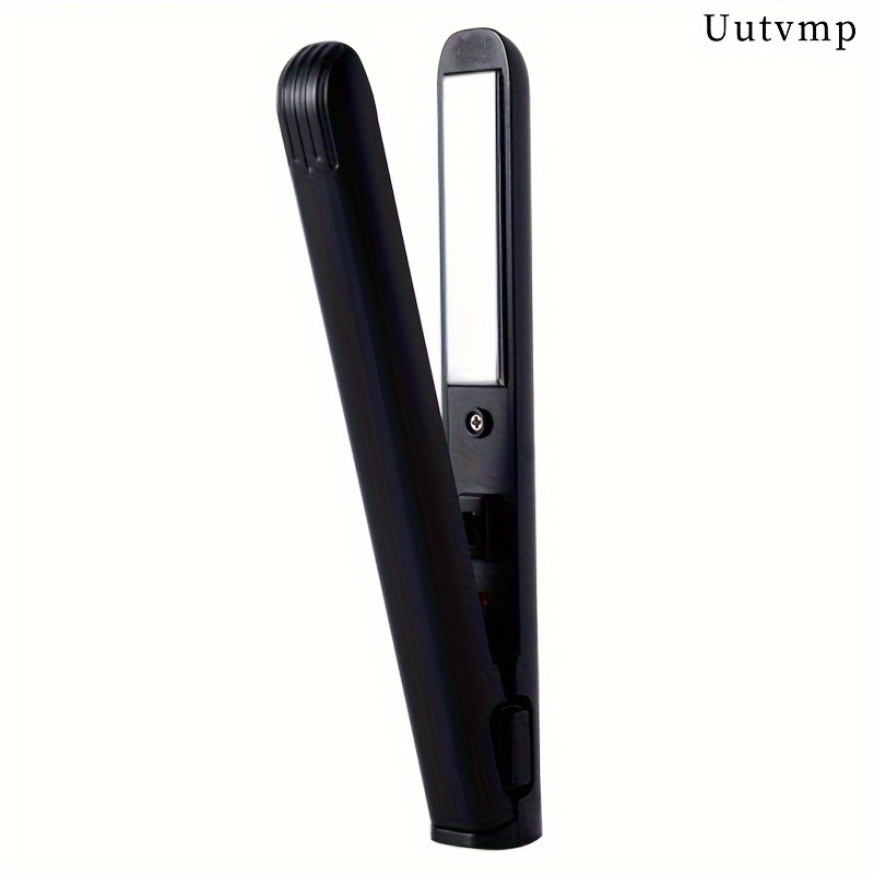 USB plug-in mini hair straightener and curling iron